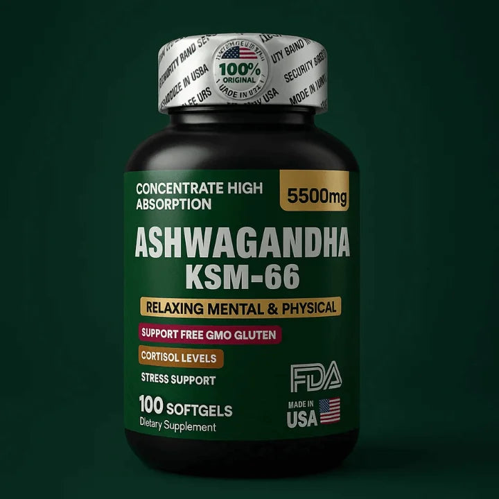 ASHWAGANDHA KSM-66 5500 MG PREMIUM